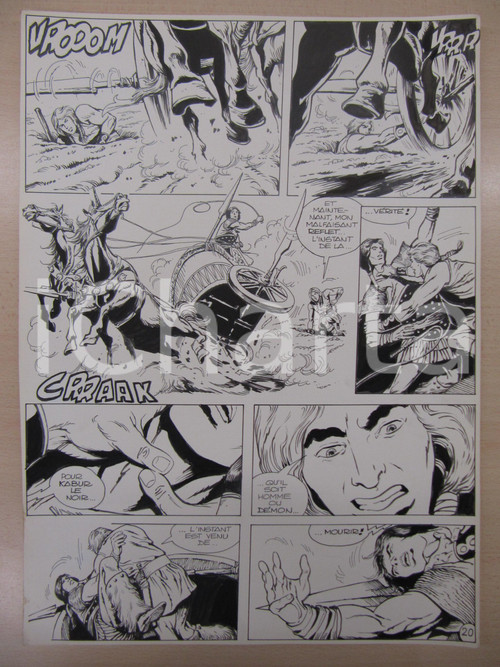 1976 BD FANTASY FRANCE La saga de KABUR N° 2 tav.20 Original BERNASCONI LUBE 1976 BD FANTASY FRANCE La saga de KABUR N° 2 tav.20 Original BERNASCONI LUBE